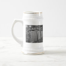 lápidas mortuorias viejas tazas de café