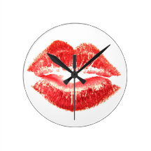 Lápiz labial de los labios del beso