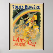 L'Arc-en-Ciel de Julio Cheret Folies Bergere, 1893 Impresiones