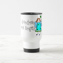 Las abuelas son regalos de los ángeles tazas