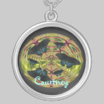 Las alas negras personalizaron el collar collares
