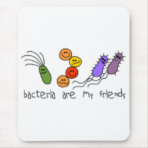 Las bacterias son mis amigos alfombrilla de ratones