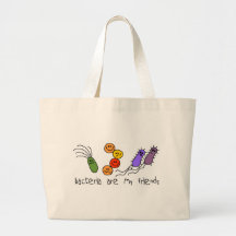 Las bacterias son mis amigos bolsa