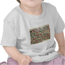 Las banderas navales de Bowles del mundo Camisetas