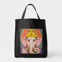 Las bendiciones de Ganesha Bolsa Lienzo