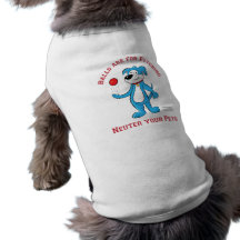 Las bolas están para traer - neutralice a sus masc camiseta de perrito