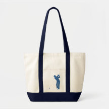 Las bolsas de asas de la silueta del golf