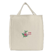 Las bolsas de asas rosadas del personalizable de l