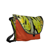 Las bolsas de mensajero elegantes Naranja-Urbanas  Bolsas De Mensajeria
