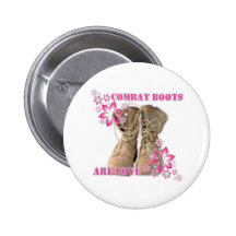 las botas de combate son amor pin