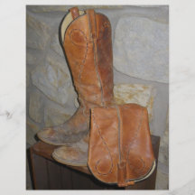 ¡Las botas de vaquero viejas son las mejores botas Tarjetón
