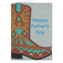 Las botas del papá felicitacion 