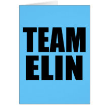Las camisetas del EQUIPO ELIN, sudan, empaquetan Felicitaciones