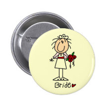 Las camisetas y los regalos de la novia pins