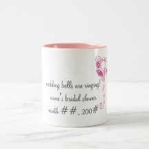las "campanas de boda están sonando" la taza