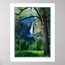 Las cataratas de Yosemite Poster