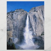 Las cataratas de Yosemite superiores, California,  Tarjetones