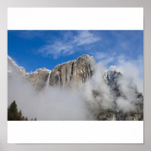 Las cataratas de Yosemite superiores Poster