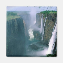 las cataratas Victoria, Zimbabwe Imán Para Frigorífico