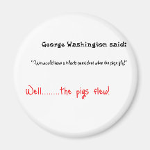 Las citas divertidas George Washington dijeron Imán Para Frigorífico