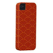 Las colinas anaranjadas modelaron el caso iPhone4 iPhone 4 Case-Mate Carcasa