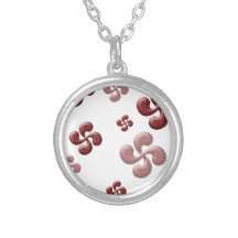 ¡Las cruces Vasco 3d! Pendientes Personalizados