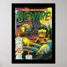 Las cubiertas de cómic del poster del vintage se g