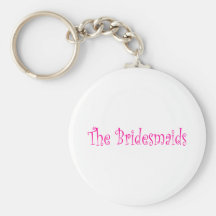 Las damas de honor llavero personalizado