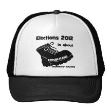 las derechas de las mujeres de la elección 2012 gorras
