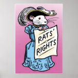 Las derechas de las ratas posters