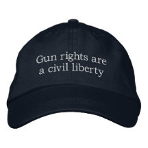 Las derechas del arma son una libertad civil gorra de béisbol bordada
