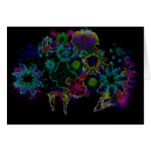 Las duchas de abril pueden Flowers_Painting-ng esc Tarjeta