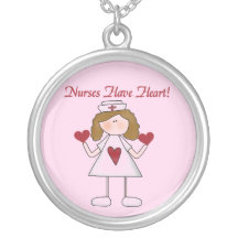Las enfermeras tienen camisetas y regalos del cora colgante personalizado
