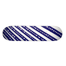 Las estrellas patrióticas rayan la bandera de la l patines 