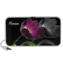 las flores bonitas de los tulipanes personalizaron