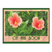 las flores en colores pastel consiguen bien pronto postal