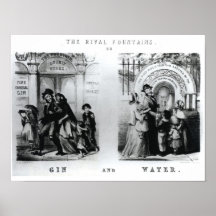 Las fuentes o la ginebra y el agua rivales poster