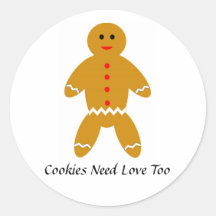 Las galletas necesitan a los pegatinas del amor ta