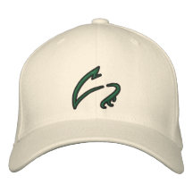 Las garras blancas bordaron el gorra gorra de beisbol