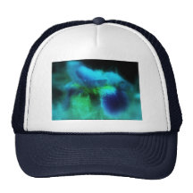 Las gotas de agua en púrpura irisan #3 gorra