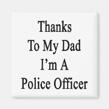 Las gracias a mi papá soy oficial de policía imanes  