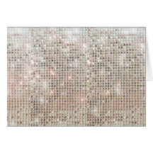 Las lentejuelas brillantes le agradecen tarjeta de