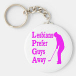 Las lesbianas del golf prefieren a los individuos  llaveros personalizados