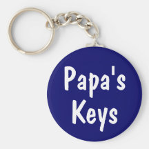 Las llaves de la papá llavero personalizado