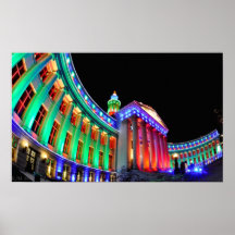 Las luces de navidad del centro municipal de Denve Impresiones