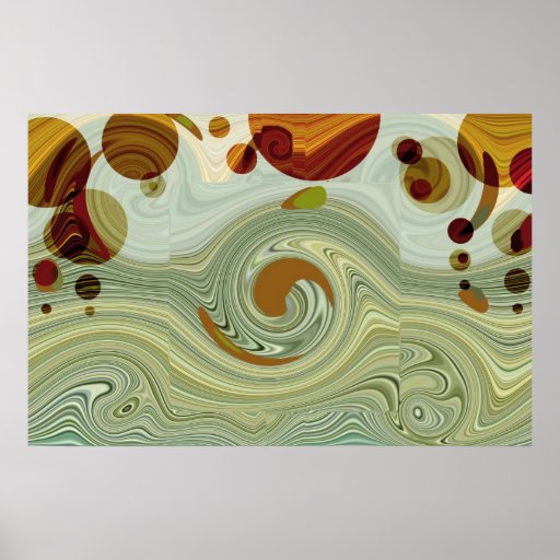 Las LUNAS de Neptuno - poster abstracto