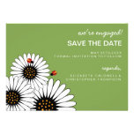 Las margaritas del Gerbera del Fling de la primave invitaciones