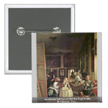 Las Meninas (autorretrato con la familia real) Pins