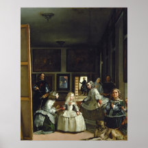 Las Meninas o la familia de Philip IV, c.1656 Poster