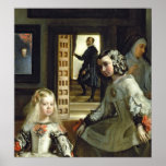 Las Meninas o la familia de Philip IV, c.1656 Posters